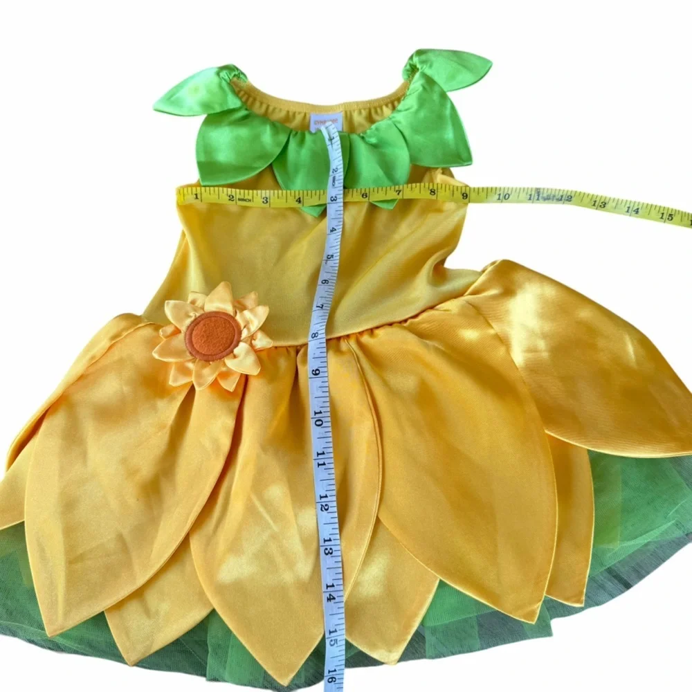 Y2K Gymboree Sunflower Fairy Costume Dress Bright Colorful Spring 18-24 Mos GUC